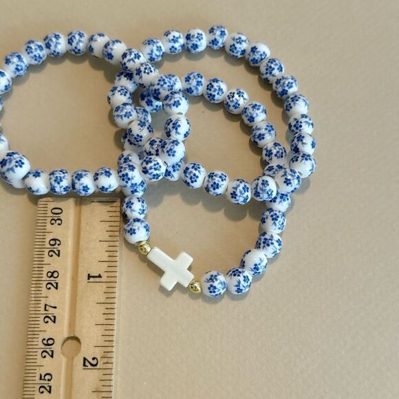 Boho cross bracelet set M991 - Picture 4 of 4